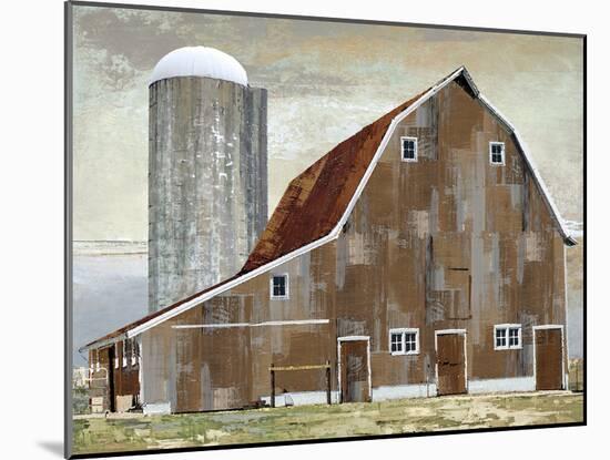 Barn Silo - Abilene-Mark Chandon-Mounted Giclee Print