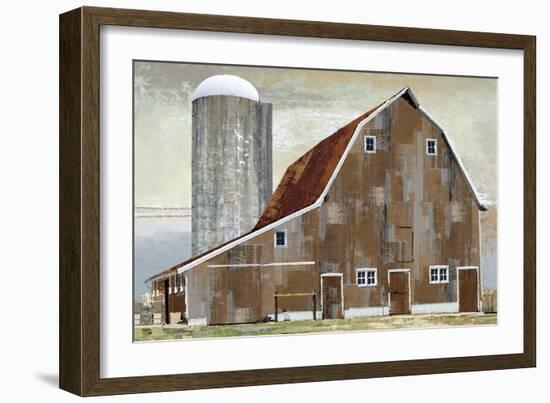 Barn Silo - Abilene-Mark Chandon-Framed Art Print