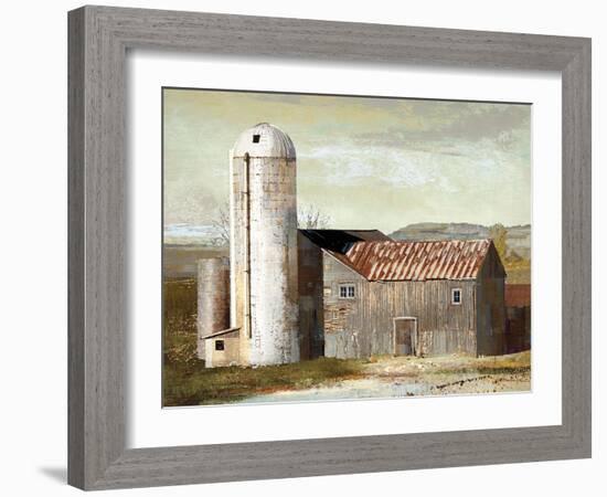 Barn Silo - Lubbock-Mark Chandon-Framed Giclee Print