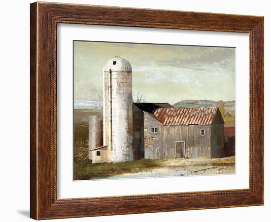 Barn Silo - Lubbock-Mark Chandon-Framed Giclee Print