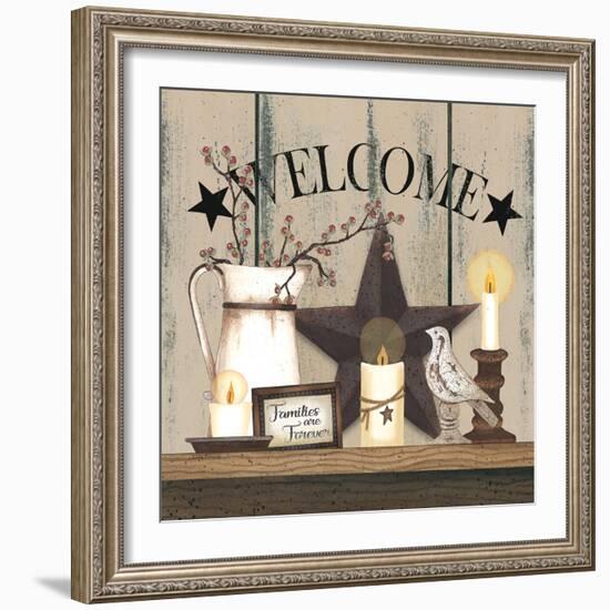 Barn Star Welcome-Linda Spivey-Framed Art Print