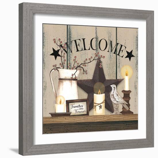 Barn Star Welcome-Linda Spivey-Framed Art Print