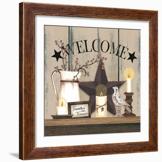 Barn Star Welcome-Linda Spivey-Framed Art Print