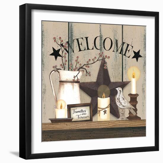 Barn Star Welcome-Linda Spivey-Framed Art Print