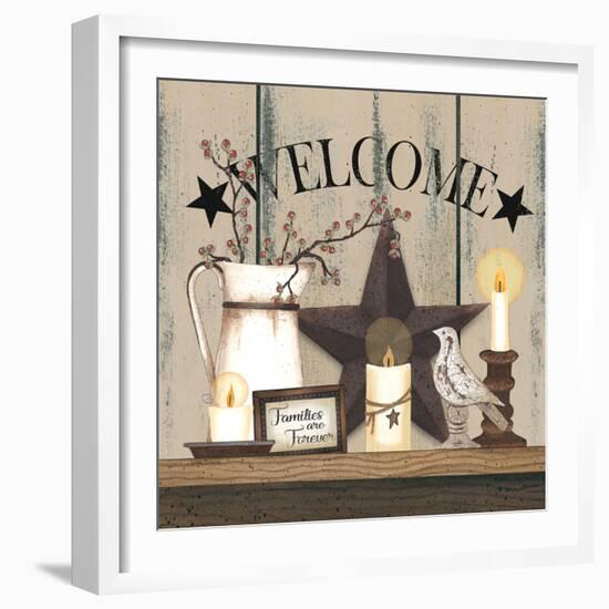 Barn Star Welcome-Linda Spivey-Framed Art Print