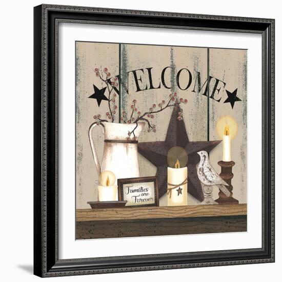 Barn Star Welcome-Linda Spivey-Framed Art Print