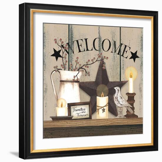 Barn Star Welcome-Linda Spivey-Framed Art Print