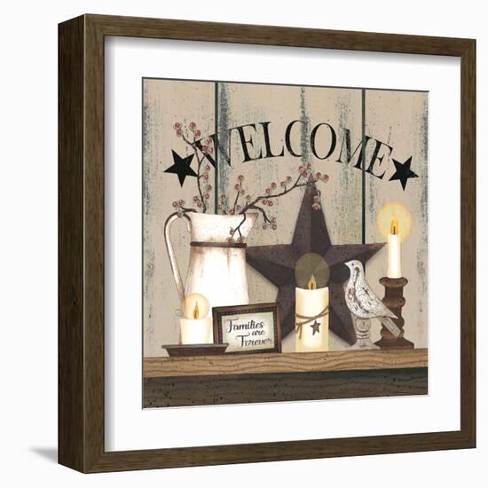 Barn Star Welcome-Linda Spivey-Framed Art Print