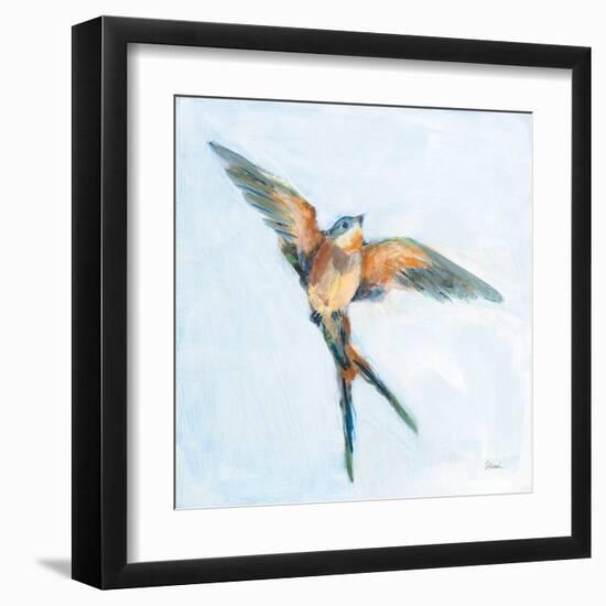 Barn Swallow Flight I-Sue Schlabach-Framed Art Print