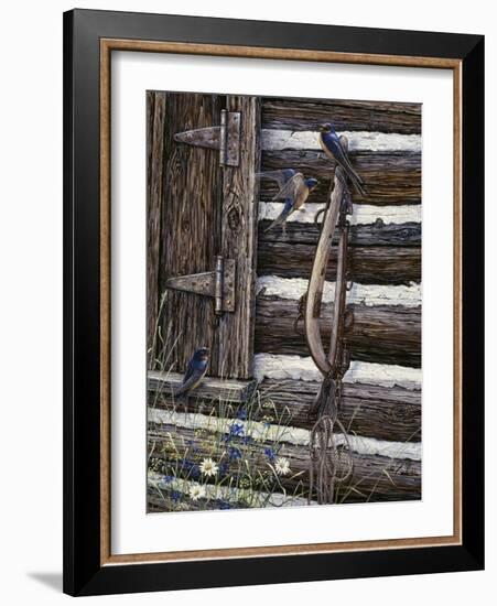 Barn Swallows-Jeff Tift-Framed Giclee Print