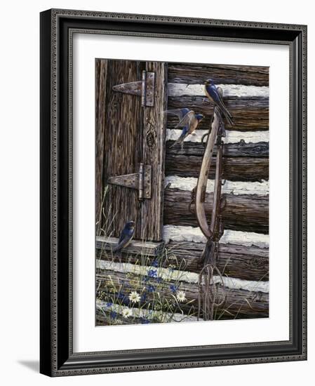 Barn Swallows-Jeff Tift-Framed Giclee Print