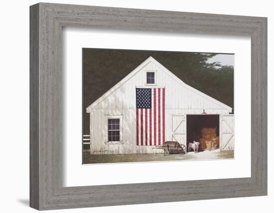 Barn with Piglet-Zhen-Huan Lu-Framed Art Print