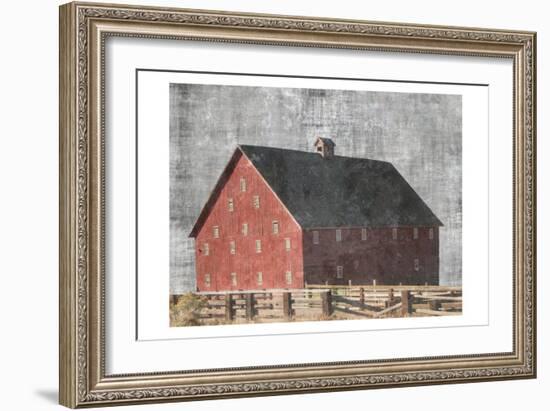 Barn Yard-Sheldon Lewis-Framed Art Print