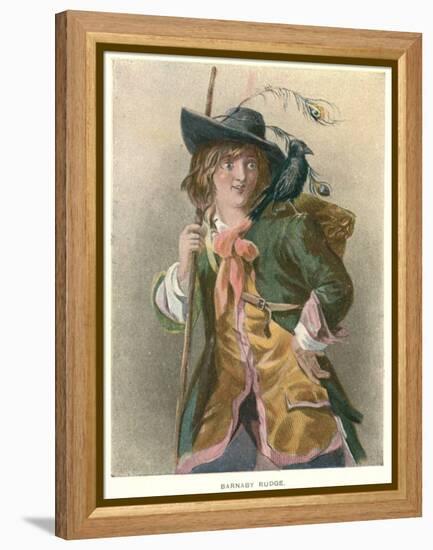 Barnaby Rudge, Illustration for 'Barnaby Rudge' by Charles Dickens-Thomas Sibson-Framed Premier Image Canvas