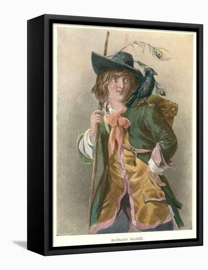 Barnaby Rudge, Illustration for 'Barnaby Rudge' by Charles Dickens-Thomas Sibson-Framed Premier Image Canvas