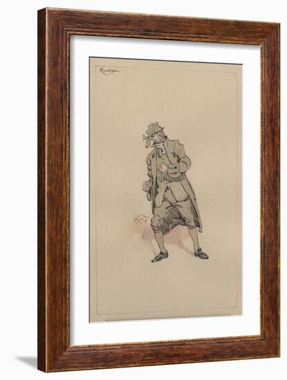 Barnaby Rudge Sr, C.1920s-Joseph Clayton Clarke-Framed Giclee Print