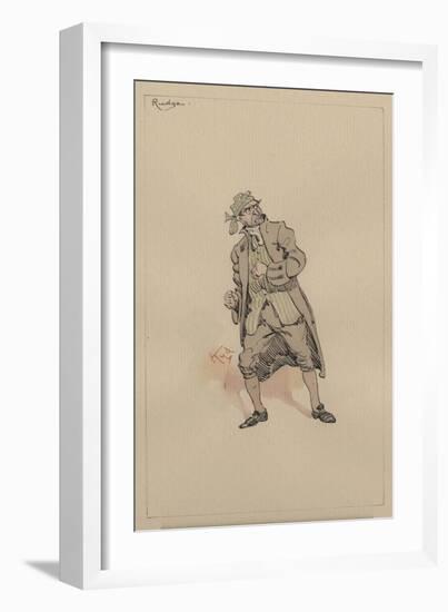 Barnaby Rudge Sr, C.1920s-Joseph Clayton Clarke-Framed Giclee Print