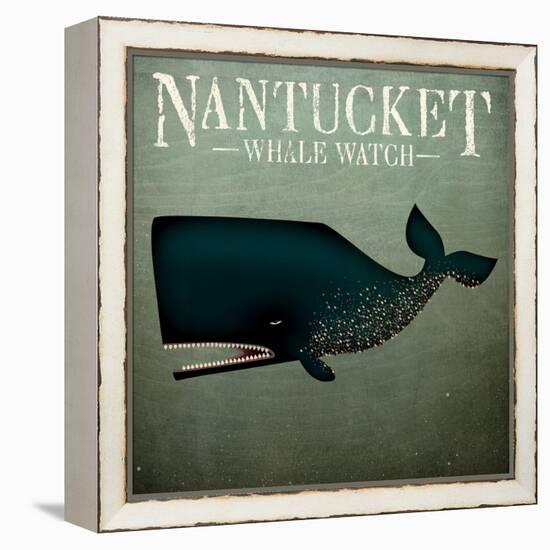 Barnacle Whale Nantucket-Ryan Fowler-Framed Stretched Canvas