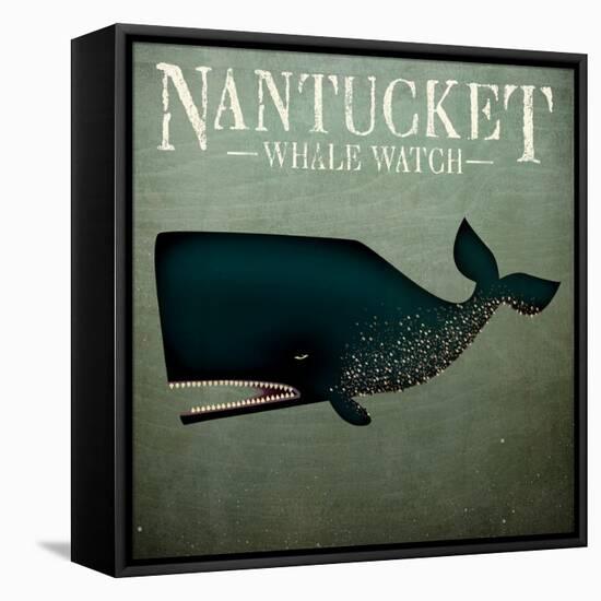 Barnacle Whale Nantucket-Ryan Fowler-Framed Stretched Canvas