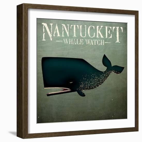 Barnacle Whale Nantucket-Ryan Fowler-Framed Art Print