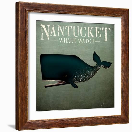 Barnacle Whale Nantucket-Ryan Fowler-Framed Art Print