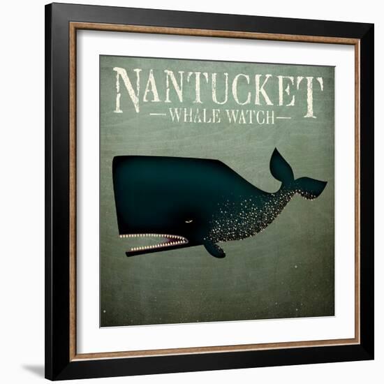 Barnacle Whale Nantucket-Ryan Fowler-Framed Art Print