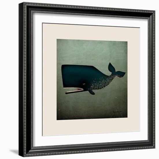 Barnacle Whale with Border-Ryan Fowler-Framed Art Print