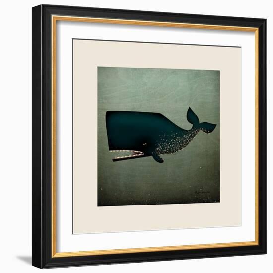 Barnacle Whale with Border-Ryan Fowler-Framed Art Print