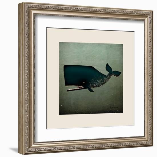 Barnacle Whale with Border-Ryan Fowler-Framed Art Print