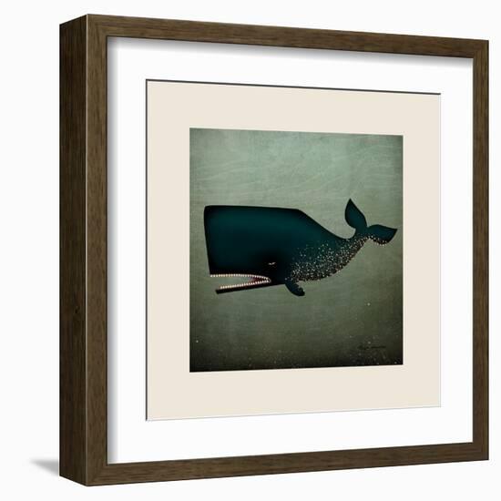 Barnacle Whale with Border-Ryan Fowler-Framed Art Print