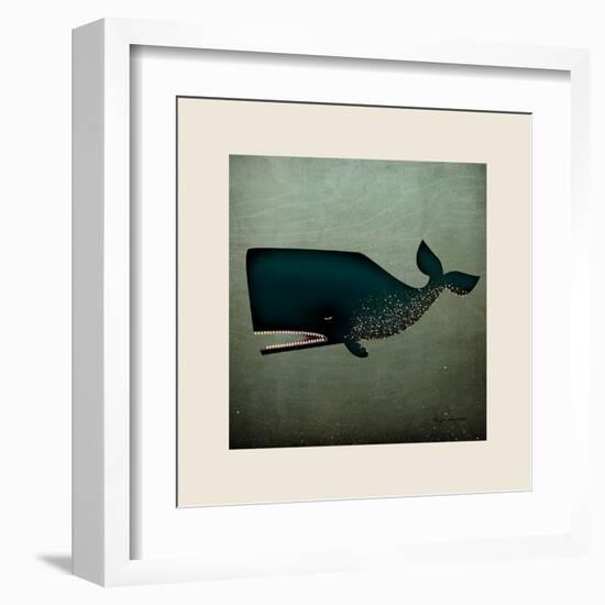 Barnacle Whale with Border-Ryan Fowler-Framed Art Print