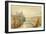 Barnard Castle (W/C, Gouache, Pen and Ink on Paper)-J. M. W. Turner-Framed Giclee Print