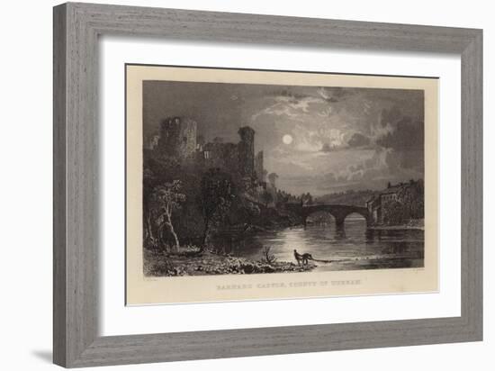 Barnard Castle-Thomas Allom-Framed Giclee Print