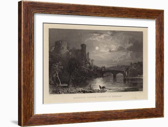 Barnard Castle-Thomas Allom-Framed Giclee Print