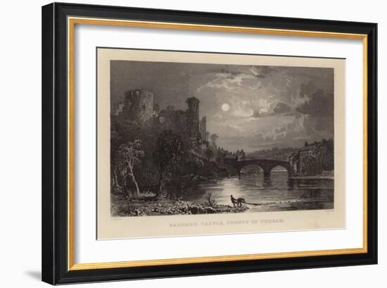 Barnard Castle-Thomas Allom-Framed Giclee Print