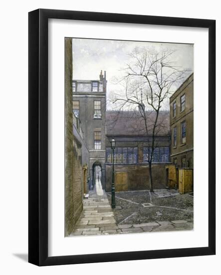 Barnard's Inn, London, 1886-John Crowther-Framed Giclee Print