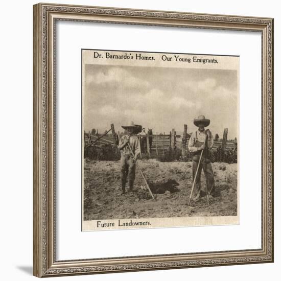 Barnardo's Emigrants in Canada-Peter Higginbotham-Framed Photographic Print