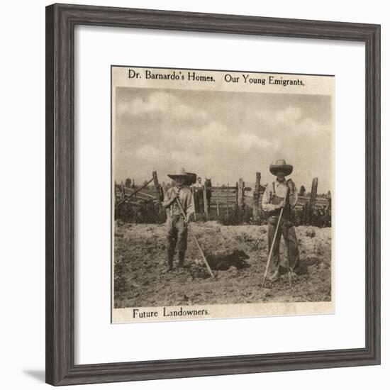 Barnardo's Emigrants in Canada-Peter Higginbotham-Framed Photographic Print