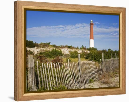 Barnegat Lighthouse in Ocean County, New Jersey, United States of America, North America-Richard Cummins-Framed Premier Image Canvas