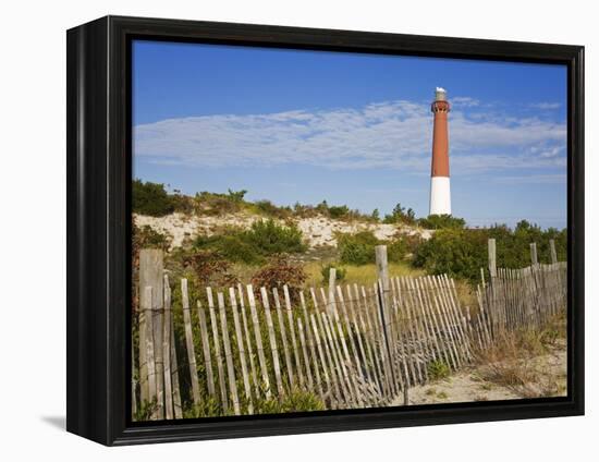 Barnegat Lighthouse in Ocean County, New Jersey, United States of America, North America-Richard Cummins-Framed Premier Image Canvas