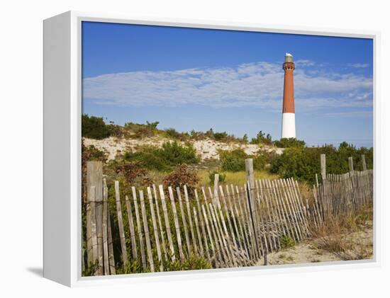 Barnegat Lighthouse in Ocean County, New Jersey, United States of America, North America-Richard Cummins-Framed Premier Image Canvas
