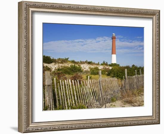 Barnegat Lighthouse in Ocean County, New Jersey, United States of America, North America-Richard Cummins-Framed Photographic Print