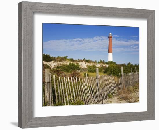 Barnegat Lighthouse in Ocean County, New Jersey, United States of America, North America-Richard Cummins-Framed Photographic Print