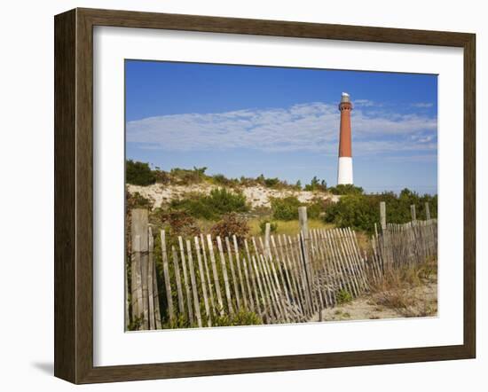 Barnegat Lighthouse in Ocean County, New Jersey, United States of America, North America-Richard Cummins-Framed Photographic Print