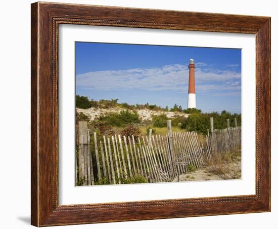 Barnegat Lighthouse in Ocean County, New Jersey, United States of America, North America-Richard Cummins-Framed Photographic Print