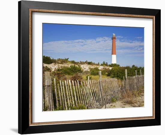 Barnegat Lighthouse in Ocean County, New Jersey, United States of America, North America-Richard Cummins-Framed Photographic Print