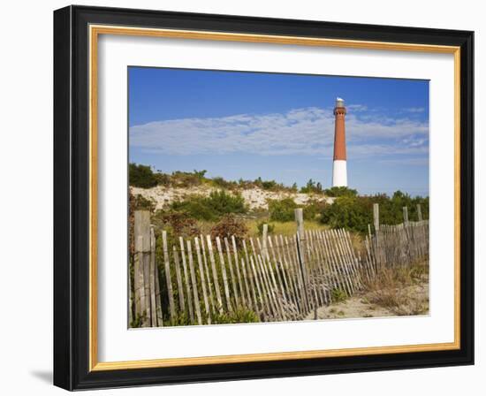 Barnegat Lighthouse in Ocean County, New Jersey, United States of America, North America-Richard Cummins-Framed Photographic Print