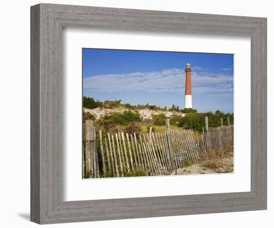 Barnegat Lighthouse in Ocean County, New Jersey, United States of America, North America-Richard Cummins-Framed Photographic Print