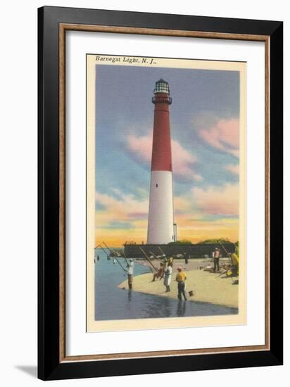 Barnegat Lighthouse, New Jersey-null-Framed Premium Giclee Print