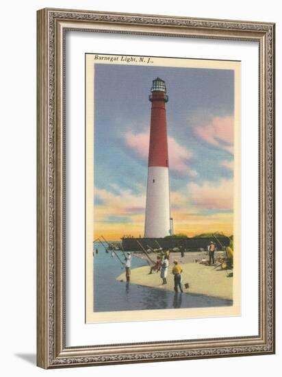 Barnegat Lighthouse, New Jersey-null-Framed Art Print